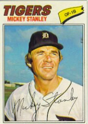 1977 Topps Baseball Cards      533     Mickey Stanley